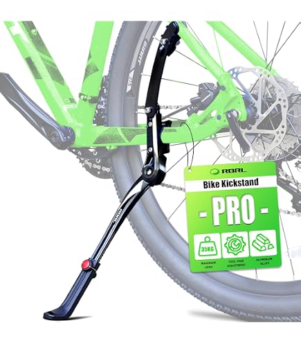 Ghost Kick Stand Rear 40mm Rear Building Bike Stand 26-29 Inch Black Sports & Outdoors