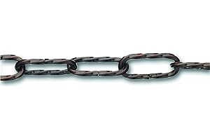 Chapuis LVBL16 Cadena para lámpara - Alambre de acero retorcido con acabado de bronce - 10 kg - Diámetro 2,2 mm - Largo 1,5 m
