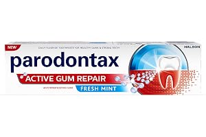 Parodontax Active Gum Repair Toothpaste, Clinically Proven To Help Actively Repair Gums By Removing Plaque, Fresh Mint, 75 ml