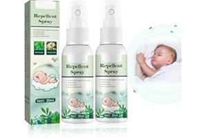 GANBARO Mosquito Repellent Spray, Anti Mosquito Spray, Citronella Spray for Body, Indoor and Outdoor Insect Repellants for Adults or Children-30ml*2