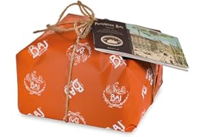 BAJ 1768 - Panettone alla Mugnaga Meneghina (Albicocca Milanese) - 1 kg - Con libretto storico sul recupero del marchio Baj e la storia della confetteria Baj di piazza del Duomo di Milano