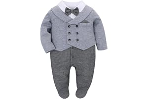 famuka Bambino Smoking Bimbo Tutine Abiti e Giacche Eleganti Blazer Nozze Battesimo Elegante Abiti