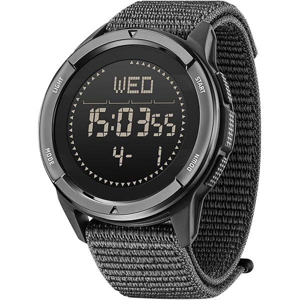 Montre Militaire Homme Commando – Sport, étanche 50ATM, Podomètre, Calendrier, Chrono, Réveil