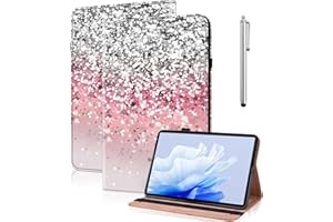 TUOLISG Hülle für Samsung Galaxy Tab A 10,1 T510/T515 2019 mit Stylus,Ultra PU Leder Schutzhülle Wallet Cover Case mit Standfunktion für Samsung Galaxy Tab A 10.1 Zoll 2019 Tablet -Gradation
