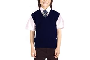 CKL SCHOOL WEAR CKL Boys School Uniform V Neck Sleeveless Slipover Wool Mix Tanktop Jumper