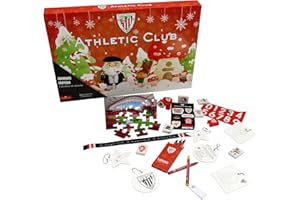 CYPBRANDS CyP Brands-Athletic Club, Calendario de adviento, Calendarios, Regalos, Navidad, Color Rojo, Producto Oficial