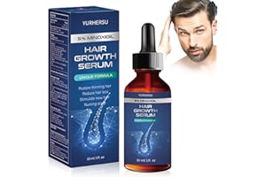 CRZYPLEA Haarwuchsmittel Kopfhaut Serum,30 ml, 5% Minoxidil,Haarwachstumsserum,Hair Growth Serum für Männer und Frauen,Haarwachstum beschleunigen,für Stärkeres und Dickeres Haar