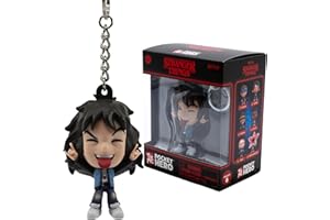 YuMe Stranger Things Keychain - Eddie Munson | Pocket Hero Series Accessory | Metal Keyring Doll Mini Figure Collectable | Netflix Merchandise | Kids, Adult & Series Toy Gift | Get All 6 Characters