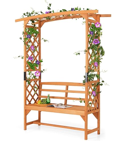 vidaXL Pergola Bambus 385x40x205 cm : Amazon.de: Garten