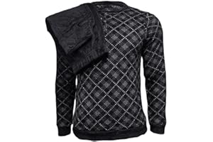Luga Pigiama Uomo Invernale Caldo Pile SOFFICE Coral Maglia Pantalone M L XL XXL PCC