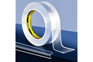 ‎MILEQEE MILEQEE Kantenschutz Transparent,30mm×3m Extra Stark Transparent Selbstklebend Eckenschutz und Kantenschutz, Verbreiterung Nano Spurloses Klebebänder,für Kühlschranks, Sinks, Glastisch Möbel