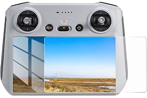 SKYREAT Mini 4 Pro/Mini 3 Pro/Air 3 Anti-Glare Screen Protector for DJI RC 2/RC Controller, HD Matte Tempered Glass 9H Hardness for DJI Mini 4 Pro/Mini 3 /Mini 3 Pro Drone Accessories (2 Pack)