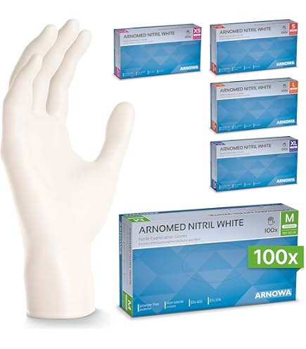 Meditrade 8091L Copolyme Sterile onderzoekshandschoen per paar verpakt, steril, poedervrij, maat Large (100 stuks