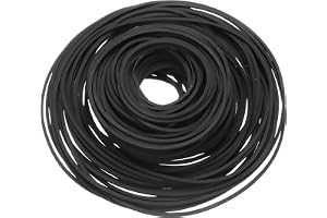 QUARKZMAN 100 st gummiremmar för bandinspelare, vikt längd 40-135mm remmar för DVD CD LD VCR-sändare för övningar, bredd 1mm