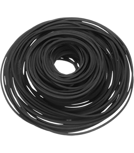 50Pcs 40-135mm Universal Mix Cassette Rubber Tape Machine Drive Flat Belts #B9 - View #12