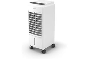 Olimpia Splendid 99308 Peler 4D Rafraîchisseur avec télécommande, minuteur et bidon 4 litres, 350 m3/h, 75 W