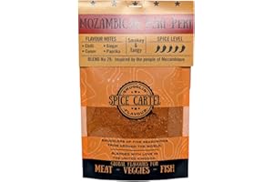 SPICE CARTEL Le mozambicain du Cartel d'épices Peri Peri | Utilisez comme marinade, frottez ou assaisonnant pour donner à votre nourriture cette ambiance épicée et acidulée. Fabriqué à la main au Royaume-Uni.