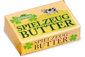 Erzi 17090 Butter aus Holz, Kaufladenartikel für Kinder, Rollenspiele