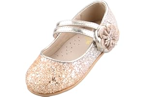 EIGHT KM Scarpe da Bambina Piccola Mary Jane Principessa da Sposa Ballerine EKM7063