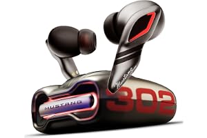 GOBOULT Mustang Torq Wireless in Ear Earbuds with 60H Playtime, App Support, Quad Mic ENC, 45ms Low Latency, 13mm Driver, Bre