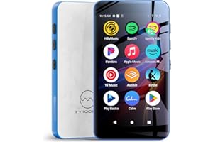 MP3 Players with Bluetooth WIFI,160GB innioasis MP3 Players with Spotify, Spotify Kids, Pandora, Play Store, Parental Manager App, Calm, 4" HD Full Touch Screen MP4 Music Player for Kids (Blue)