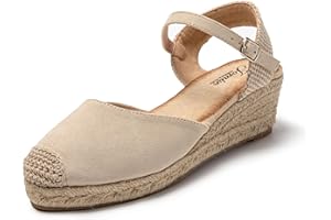 JOMIX Sandalias Mujer Verano Alpargatas Mujer Cuña Playa Piscina Mar