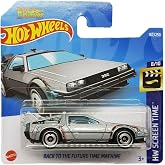 Hot Wheels - Back to The Future Time Machine - HW Screen Time 8/10 - HCV54 - Short Card - Back to the Future Time Machine - D