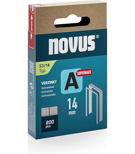 NEO TOOLS Lot de 4000 agrafes galvanisées pour agrafeuse pneumatique NEO modèle 14-570 GA18 type