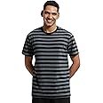 Jockey 2715 Men's Super Combed Cotton Rich Striped Round Neck Half Sleeve T-Shirt