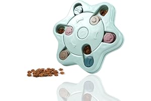 Petbuddy Pet Treat Feeder Puzzle | Interactive Dog & Cat Toys | Smart Hide & Slide Treat Game | Puppy Training Games |Blue Star