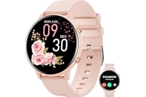 Hwagol Montre Connectée Homme Femme 1.39" Smartwatch avec Podometre, Moniteur Sommeil, avec 140+ Sportifs, Smartwatch Montre Intelligente Bracelet pour Android iOS