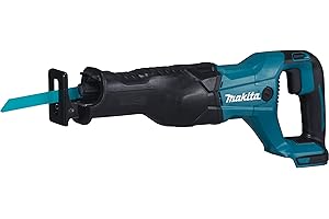 Makita Sierra de Sable 18 V en maletín de Transporte, sin batería, 1 Pieza, DJR187ZK , 0 W, 18 V, türkisschwarz, Sin Cargador