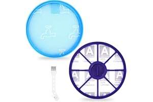 Zaxiva Set di filtro HEPA per Dyson DC19 DC20 DC21 DC29, filtri motore superiori e inferiori, parte di ricambio per aspirapolvere anteriore e posteriore, adatti per aspirapolvere portatili domestici