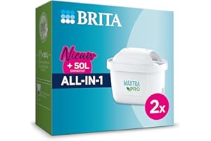 ‎BRITA BRITA Maxtra Pro All-in-1 Filterkartuschen – reduziert Pestizide, Herbizide und Medikamentenrückstände, Substanzen wie Chlor, Kalk und bestimmte Metalle; Größe 2; Farbe Wit