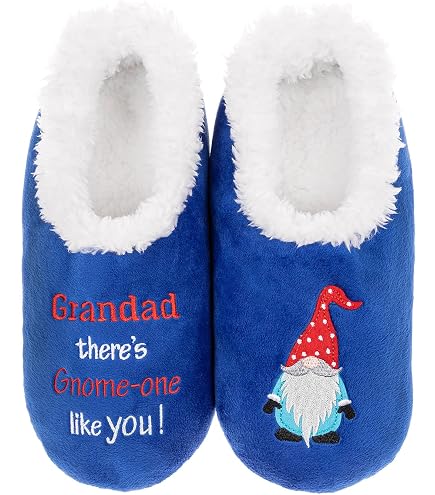 Arora Ultimate Gift For Man Slippers-Grandad-Medium, Multicolour, Size 9-10