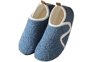 Cozozn Boys Girls Slippers Kids House Slippers Booties Indoor Shoes Easy Fasten Non Slip Sole