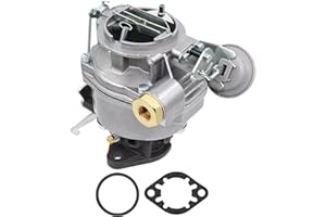 THUNDERMINGO New 1 Barrel Carburetor for Rochester BV Chevrolet Chevy C10 C20 C30 194 230 250 6 Cyl Engine 1963-1967 Carburetor GMC Pickup Truck Panel 3.8L 3769CC 230Cu 250Cu Manual Choke Gaskets