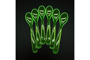 Kimmel 21-000-3313-1 - Cuchara para huevos (6 unidades, plástico), color verde transparente