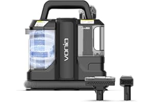 Vonia Nettoyant taches – Nettoyant tapis et canapés - 450 W – Nettoyant tapis avec réservoirs amovibles – Noir