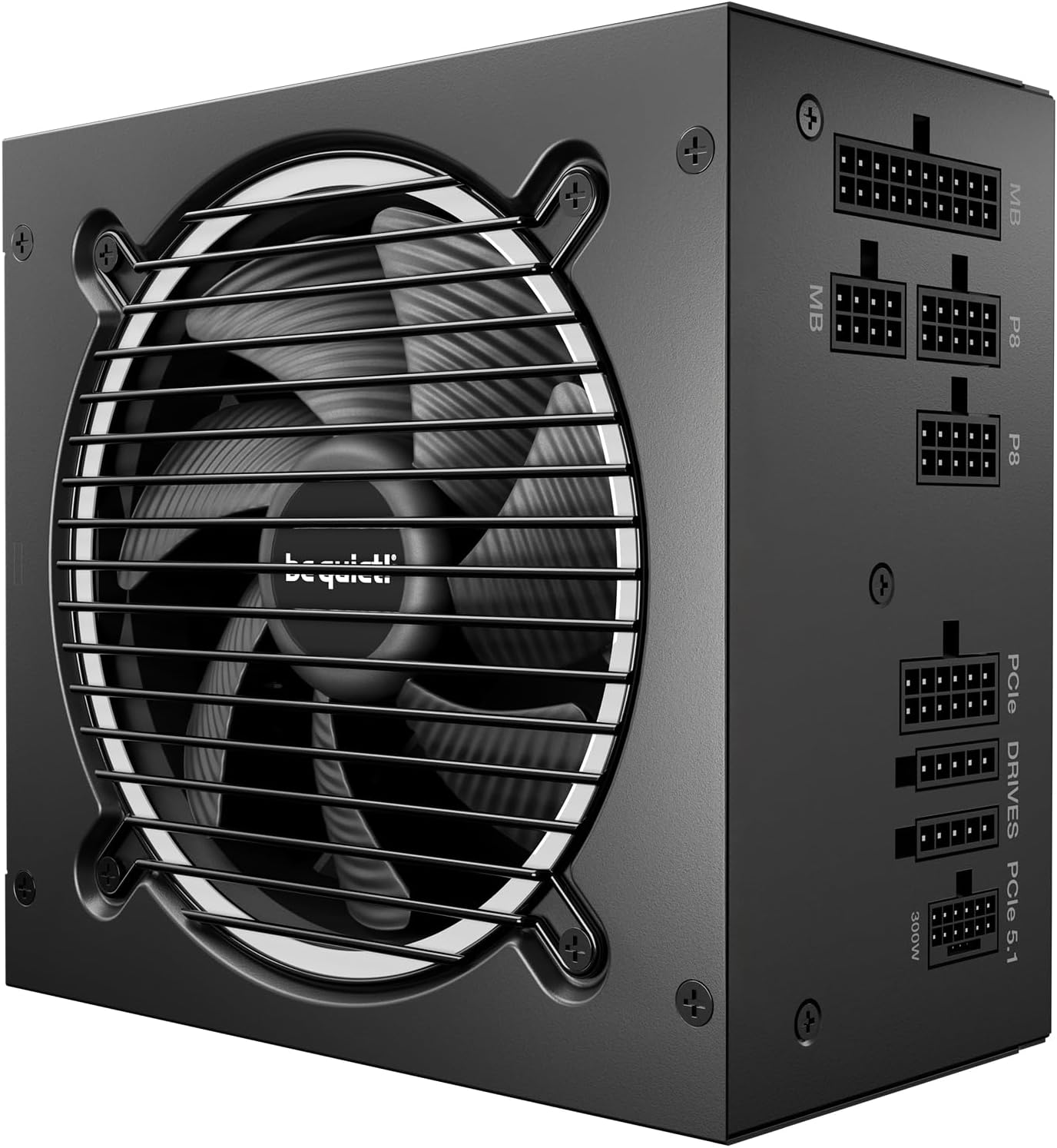 be quiet! Pure Power 13 M 550W Power Supply, 80 PLUS® Gold Certification, ATX 3.1 PSU, Support For PCIe 5.1 GPUs, Semi-Passive 120mm be quiet! Fan, LLC Technology, Single Rail, For Overclocked GPUs