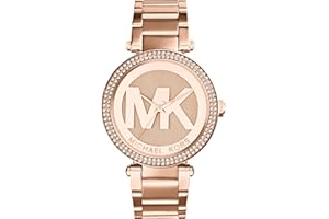 Michael Kors Women's Watch Parker, 33 mm Case Size, Three Hand Movement, Stainless Steel Strap