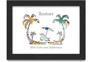 TOOZEN Rente Geldgeschenk, Ruhestand Geldgeschenke Verpackung, Renteneintritt Geschenk für Frau Mann, Rentner Geschenkidee Arbeit Abschiedsgeschenk für Großeltern Kollegen Freund Rentenbeginn