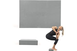 ‎MYGA Myga Extra großer Schaum-Yoga-Blöcke - Yoga-Stein mit hoher Dichte - Leichter, geruchsresistenter, feuchtigkeitsbeständiger Pilates