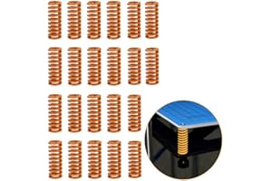 RUNCCI-YUN 22 Piezas Resortes de Compresión de Impresora 3D OD 0.31 Longitud 0.78 Resorte de compresión de carga liviana,muelles de compresión M3 para la impresora 3D Creality CR-10 10S S4 Ender 3