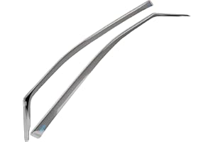 CLIMAIR Window Visors compatible with Volkswagen Up 3 doors 2011- / Seat Mii 3 doors 2012- / Skoda Citigo 3 doors 2012-, Smoke