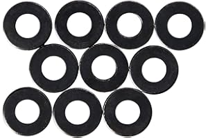 ARP Unterlegscheibe 200–8586, schwarz, 5/16 Zoll ID x 0,68 Zoll OD – 10 Stück