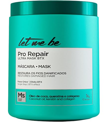 Kit De Lissage Brésilien Inoar Vegan Tanino 1000ml - Sans Cruauté - Pour Cheveux Bouclés à Crépus