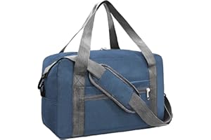 lifwimner Bagaglio a Mano 45x36x20 EasyJet Pieghevole Borsone da Viaggio Valigia a Mano Tracolla Borsa Sportiva Borsa per Weekend 30L