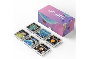 ‎POCOCO Realistic Discs Children's Corner - Discs for POCOCO Galaxy Lite Star Projector Home Planetarium, 5k Ultra HD, 6 Pieces (Children's Corner - 6 Discs without Projector)