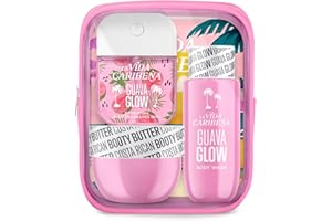 LA VIDA CARIBENA La Vida Caribeña 3-Piece Gift Pack – Hydrating Body Mist 35 ml, Body Wash 100 ml & Booty Butter 50 ml | Gifts for women | Travel-ready | Cleanse • Moisturise • Spritz (Guava Glow)